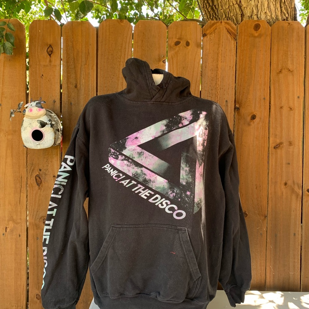 Vintage Panic at the Disco unisex hoodie size Large.